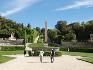 Entrée des jardins de Boboli